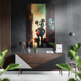 Mickey Brushed Aluminum Dibond Wall Art.